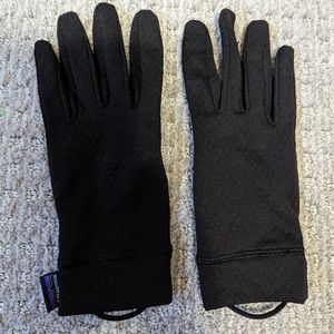 Patagonia Capilene Midweight Liner Black Gloves